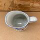 Antique Deshoulleres Deswarte Pitcher White Ceramic Painted Decor Vintage