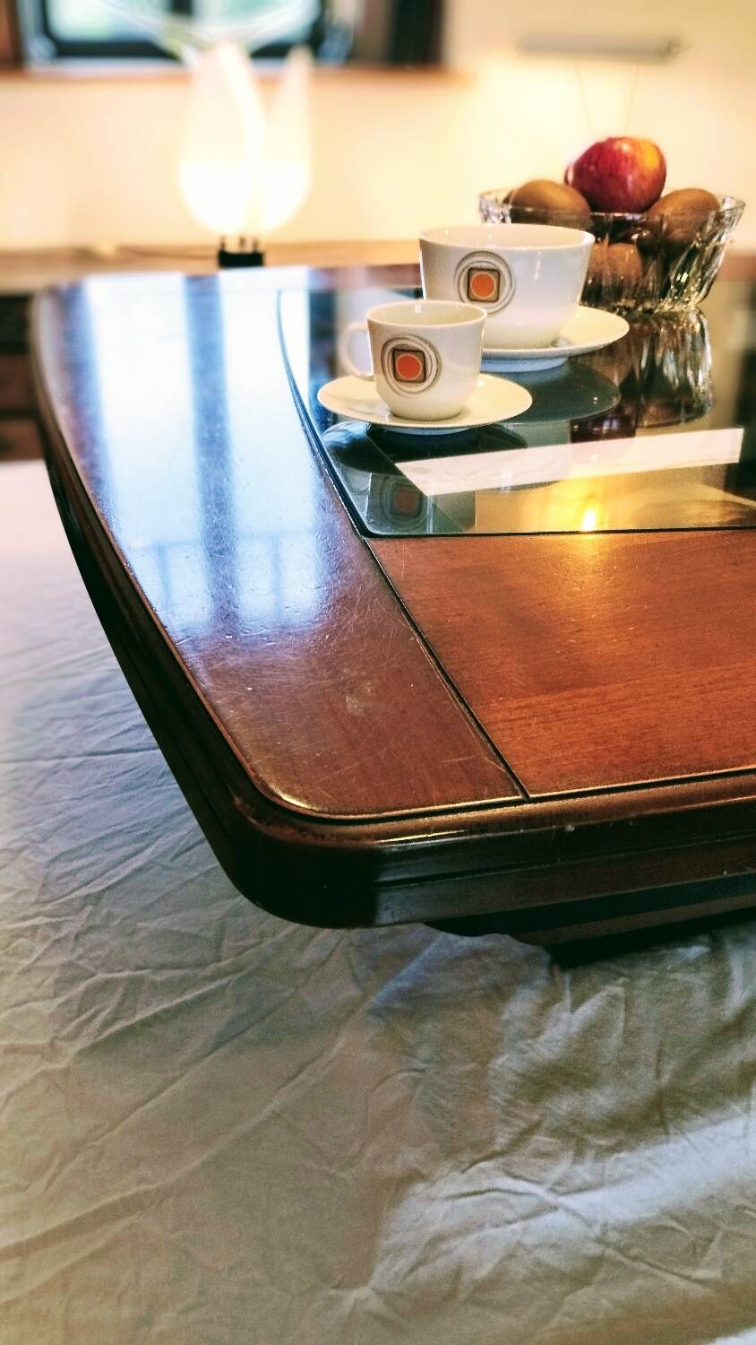 "The Twist" square coffee table