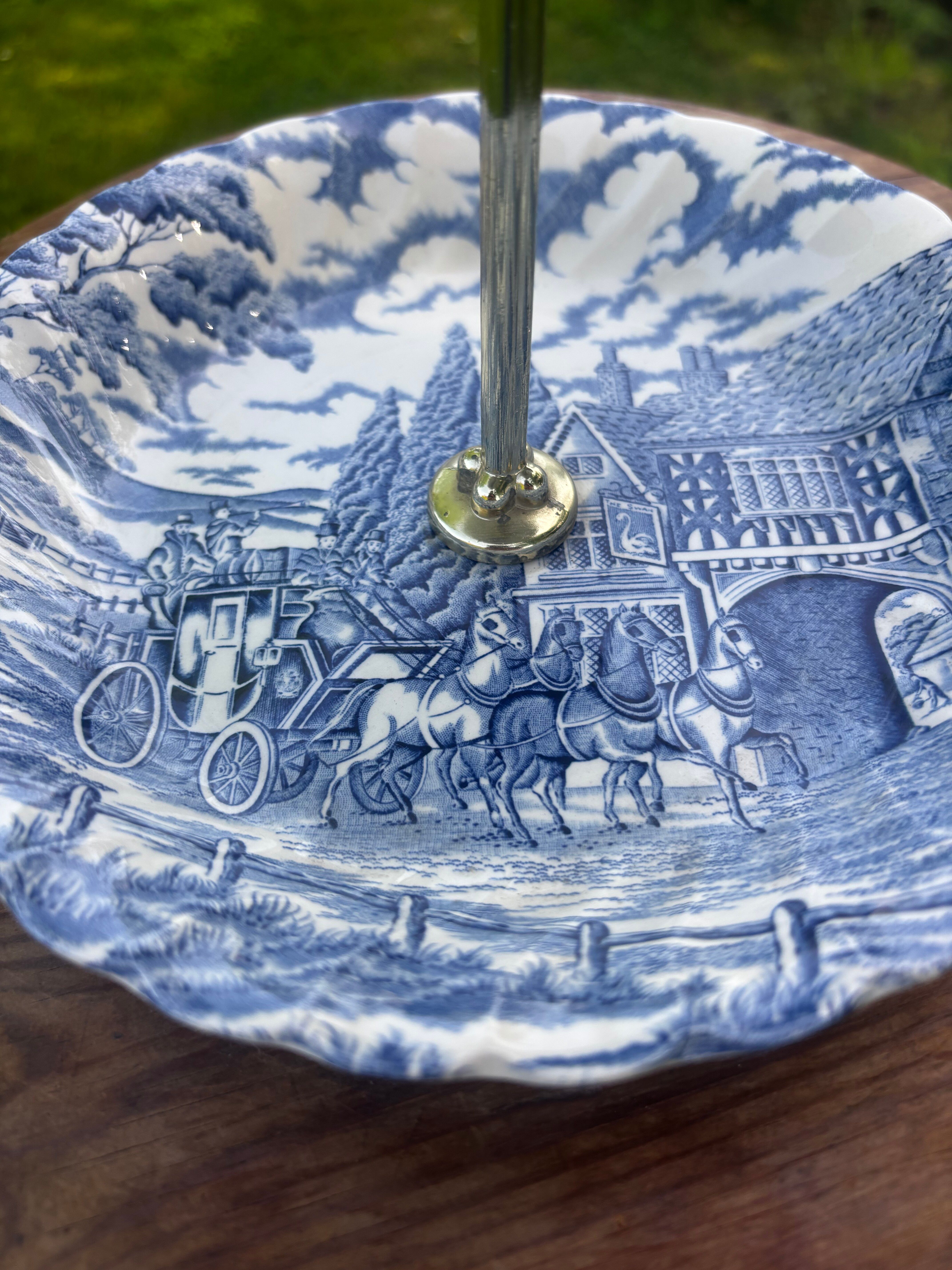 Superb English porcelain servant Myott Royal Mail