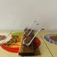 Vintage wooden wall coat rack - triple hook