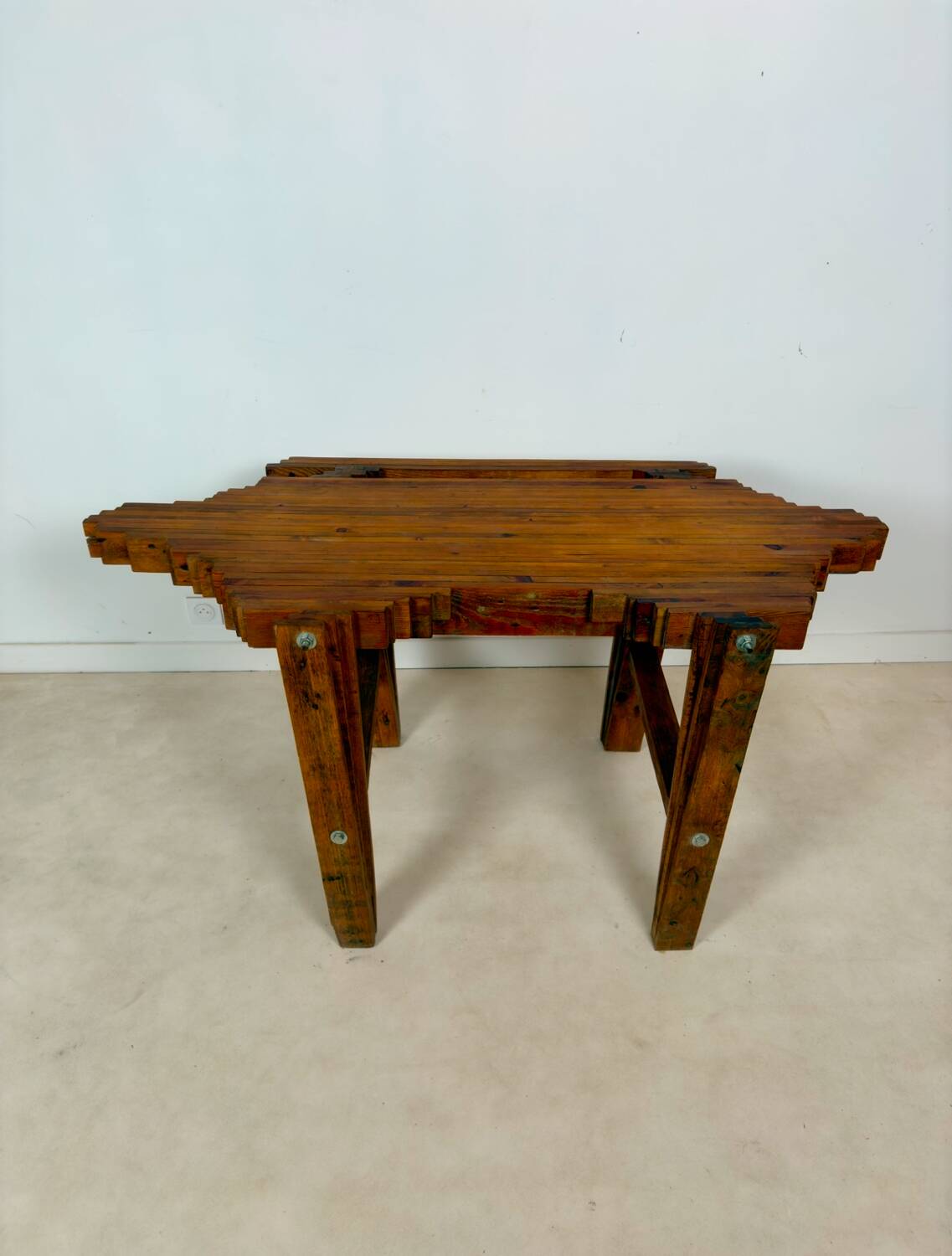 Designer desk, console table and matching stool