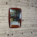 Scandinavian teak mirror