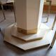 Octagonal table by Jean Claude Mahey