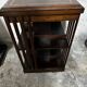 Revolving bookcase in mahogany and marquetry - art deco