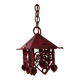 Vintage wrought iron lantern