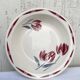 Antique shallow dish Badonviller tulip decoration