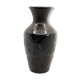 Vintage handmade vase from Romania in black ceramic