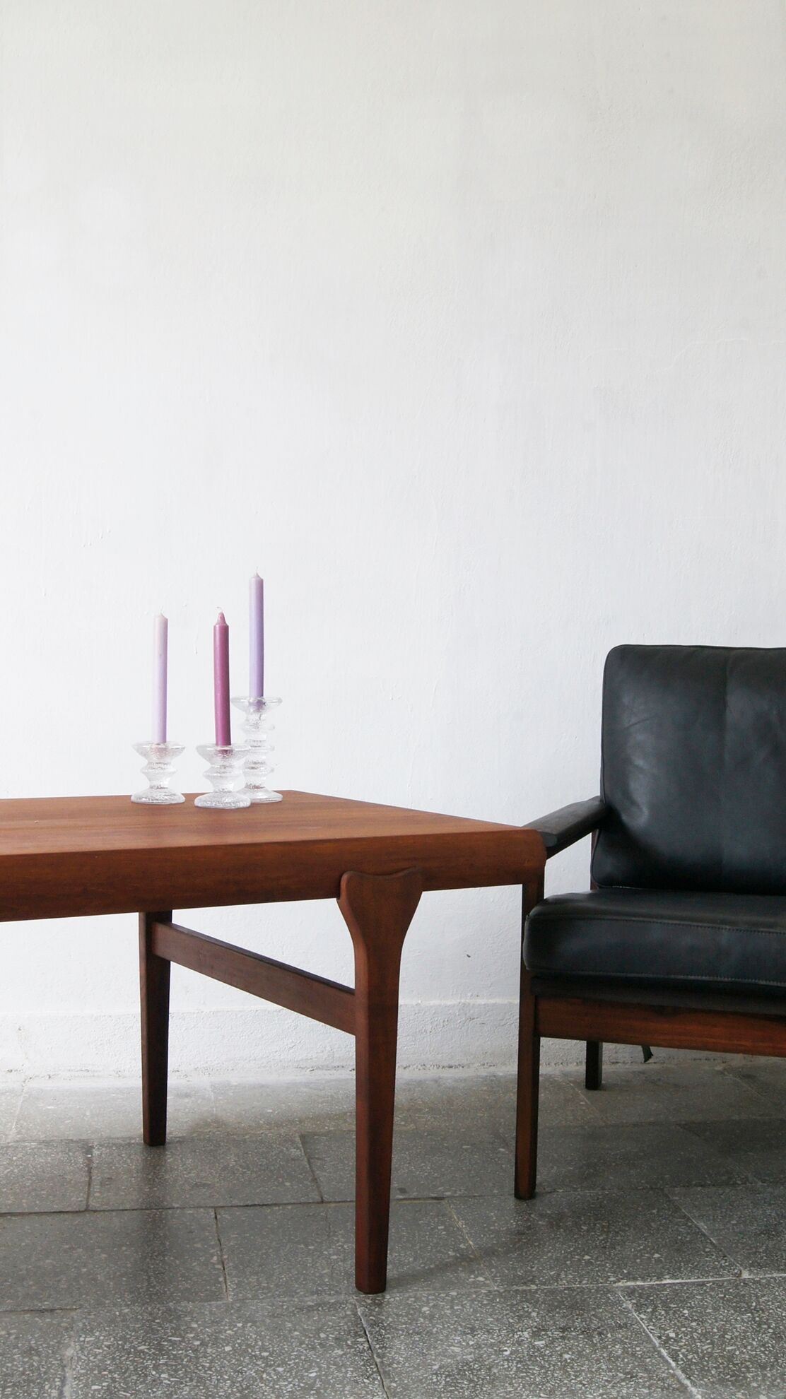 Vintage candlesticks in glass by timo sarpaneva for iittala, 1960s, set of 3