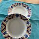 6 hollow plates art deco model Canada hamage mills wolves orchies france