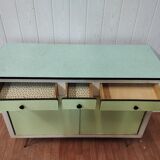 vintage formica sideboard sliding doors