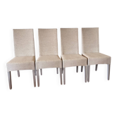 Lots de 4 chaises