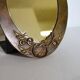 French Art Nouveau Vanity Mirror in Metal, circa 1900