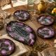 Vintage Fish Service Vallauris – 7-Piece Set in Enamelled Earthenware