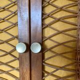 Rattan wardrobe