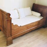 Solid cherry boat bed