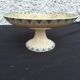 Old Compote Dish Terre de Fer Choisy-Le-Roi H.B. & Cie Poppy Model