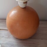 Lampe boule en bois massif