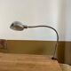 Adjustable desk lamp, chromed metal, France 1940