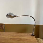 Lampe de bureau orientable, métal chromé, France 1940