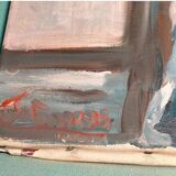 20th Century Vintage Impressionist Oil Painting Portrait of a Woman