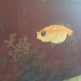 painting metallic painting, Indochina origin, 70s