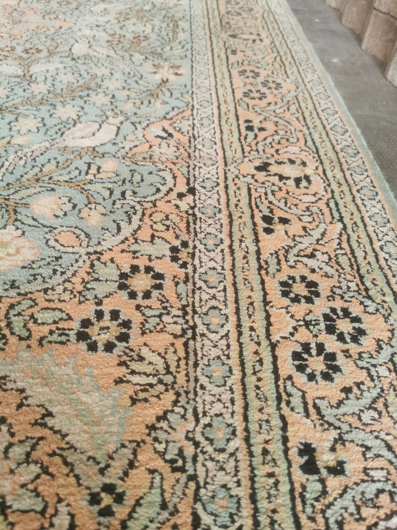 Tapis Cachemire Soie Inde