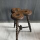 Antique Bobbin Sidetable Plantable 19th Century