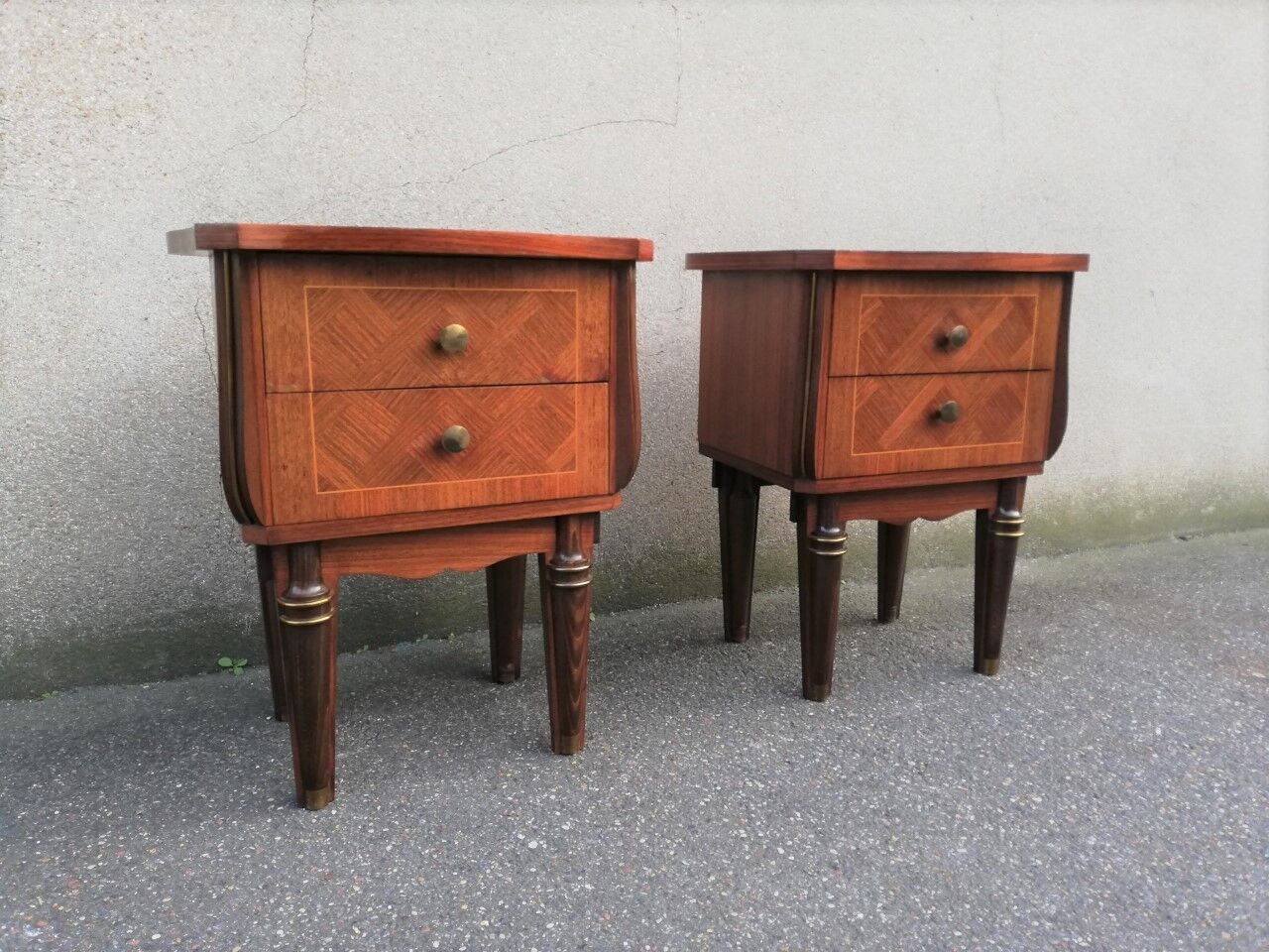 Pair of Art Deco bedside tables