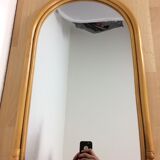 54 x 34 cm rattan mirror