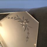 Venetian mirror art deco 54x39cm