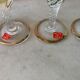 Murano multicolor liquor glasses