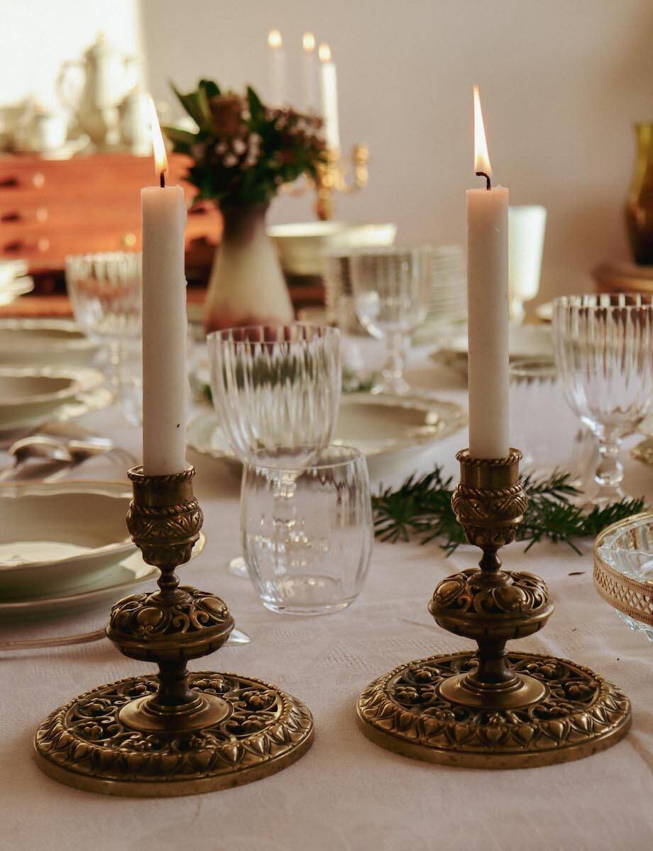 19th century bronze table ends