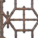 Cast iron coat rack in a bamboo style