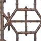 Cast iron coat rack in a bamboo style