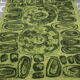 Space age green wool rug by B.I.C carpets Kortijk, Belgium 1970s