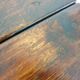 Mid-century brutalist solid wooden coffee table, The Netherlands 1970's
