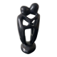 African statue in steatite representing 2 lovers GmBh