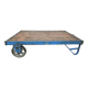 Large blue industrial coffee table cart, 1960s