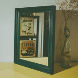 Miroir vert armure