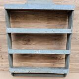 Burmese teak wall shelf