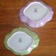 Ensemble de 2 raviers en porcelaine