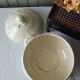 Antique soup tureen in ironstone from Sarreguemines Digoin service "Ivory".