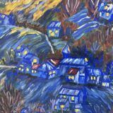 Landscape painting oil painting