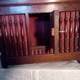 Antique walnut panetière furniture