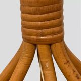 1950s tripod rattan lamp H47