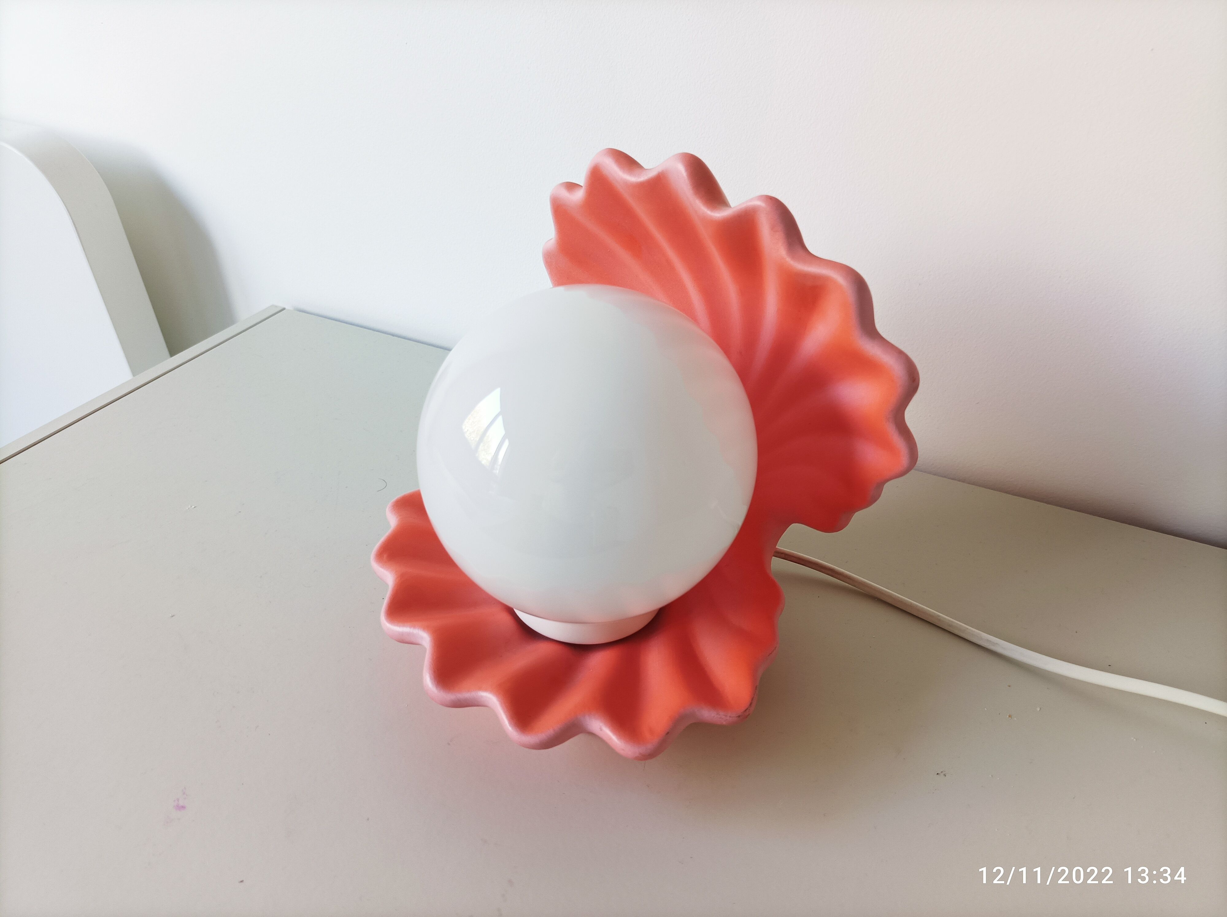 Vintage shell lamp