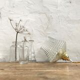 Vintage glass hand lamp