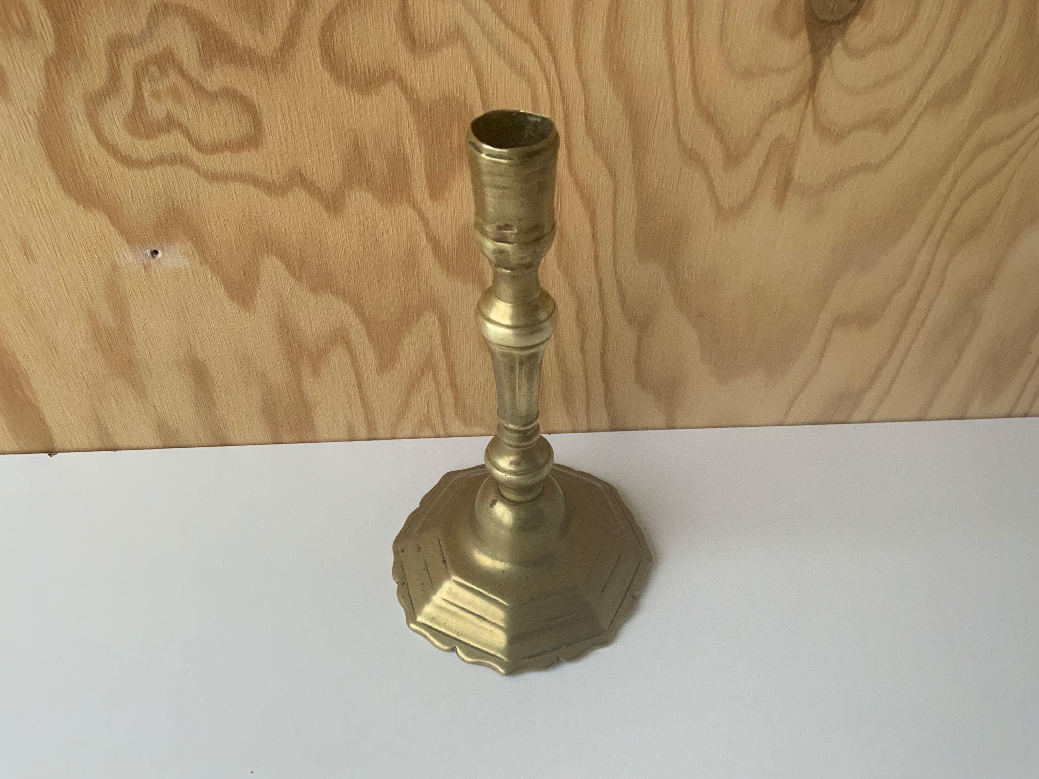 Brass candle holder