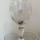 Set de 7 verres à eau gravés cristal de  Portieux