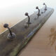 Wooden and metal tea towel door 30s 40